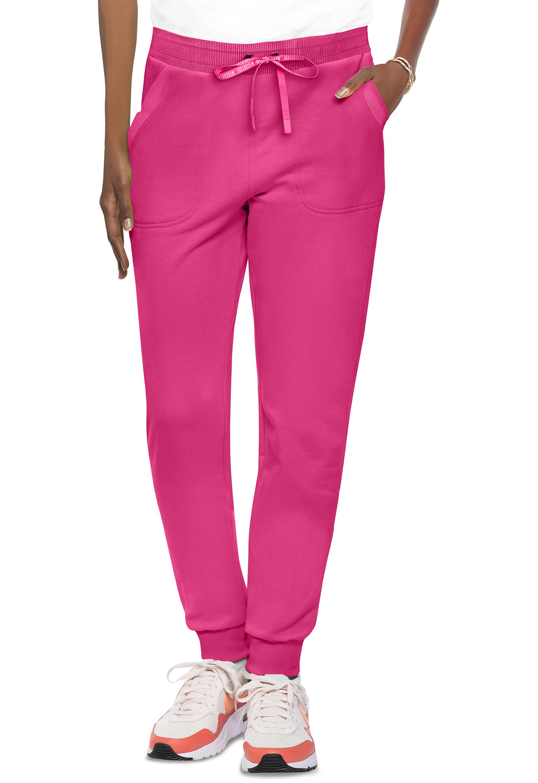 Women's Fleece Natural Rise Jogger - Pink Power